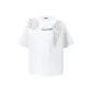 White (3D Relief Embroidery)