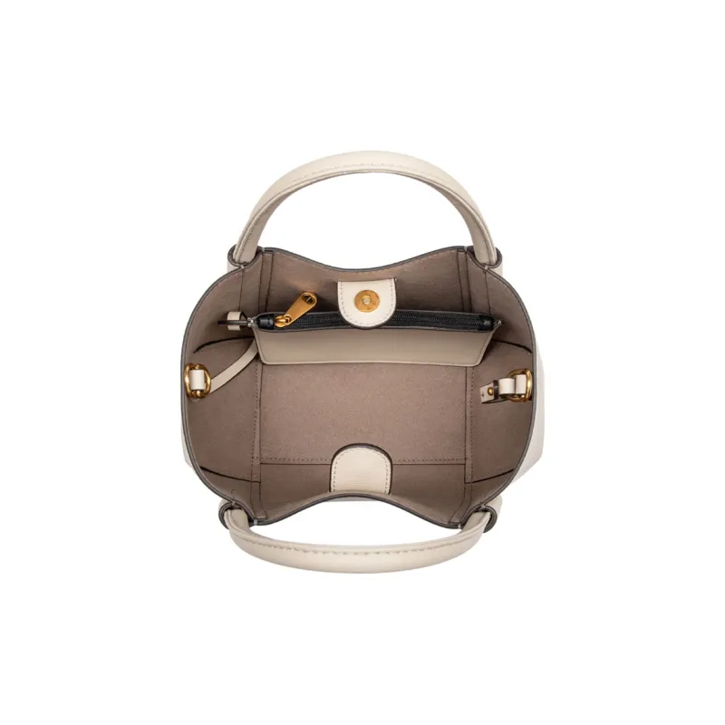 Chrisdien Deny Split Cow Leather Basket Bag, Shoulder Bag, Crossbody Bag, Handbag Regular Women's Multicolor-11