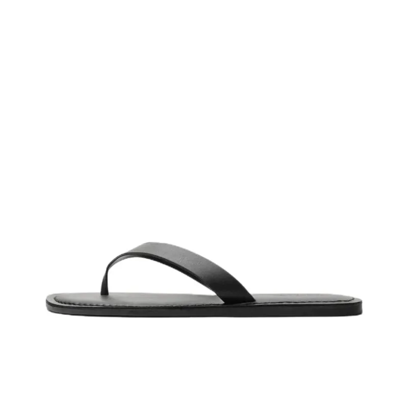 ZARA ORIGINS Abrasion Resistant Flip Flops Men's Black-0