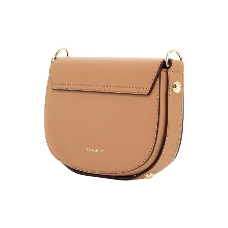 Strathberry Calfskin Shoulder Bag Mini Women's Brown-2