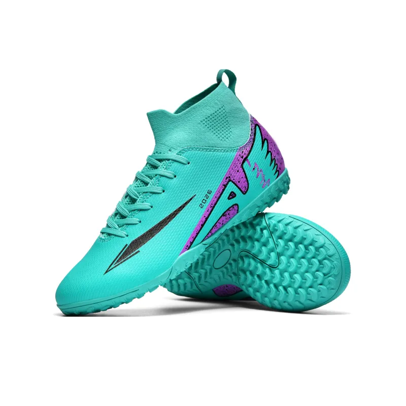 WEJIESS TF Rubber Broken Studs Artificial Ground Anti Slip Wear Resistant Soccer Shoes Unisex-17