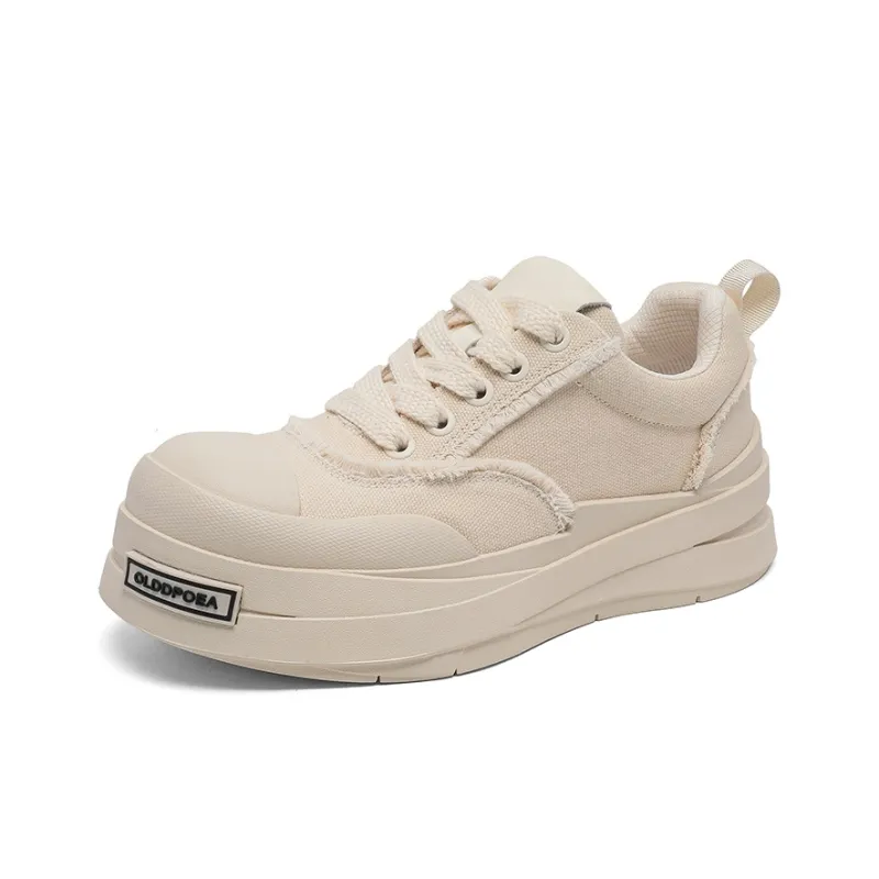 Gai Renpu Anti Slip And Wear Resistant Height Increasing Low Top Skateboard Shoes Men's-5