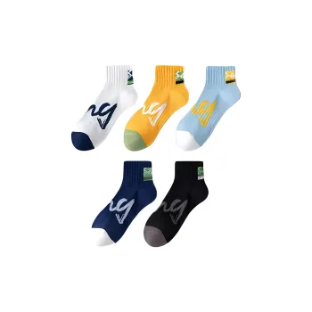 The Temptation Of The Muse Ankle Socks Men's 5 Pack