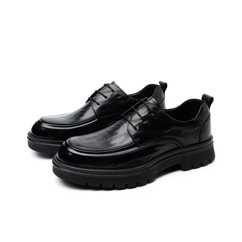 FED Men's Casual Shoes Men Low Top Black/Brown-2