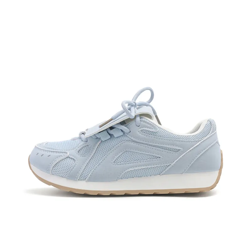 DEERWAY Height Increasing Slip Resistant Low Top Casual Shoes Women's Haze Blue-0