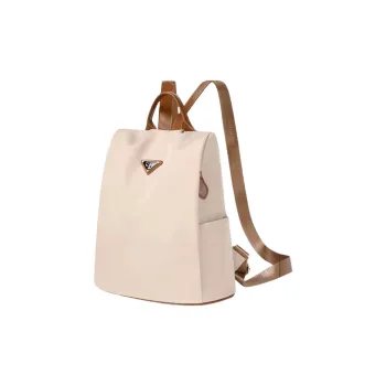 CORE BIRD Oxford Backpack Women's Apricot/Elegant Black/Coffee Brown