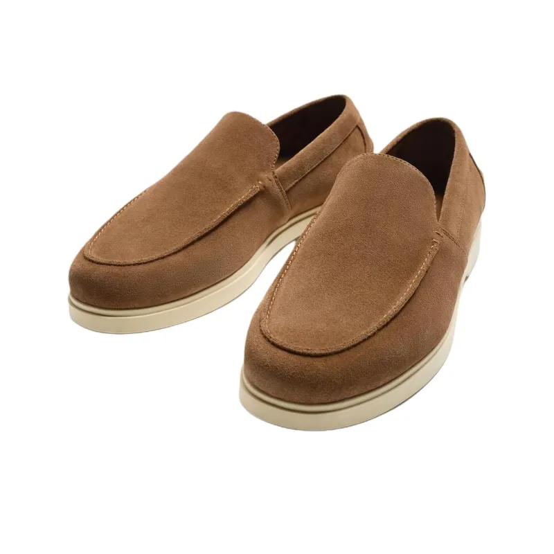 ZARA Loafers Men Brown-2
