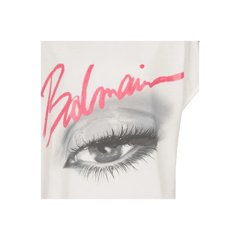 BALMAIN Eye print T shirt-1