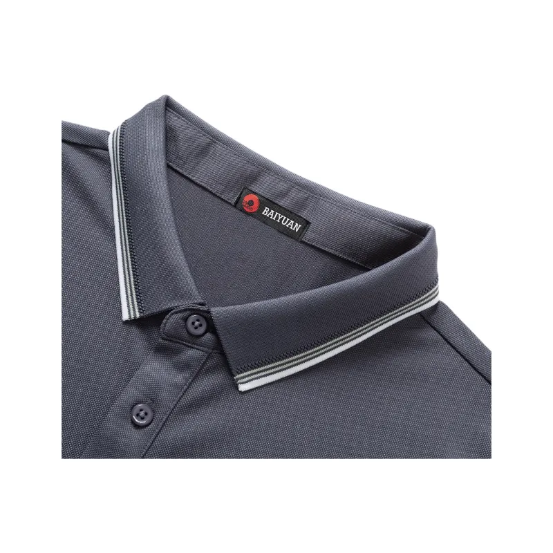 BaiYuan Trousers Polo Shirt Unisex-13
