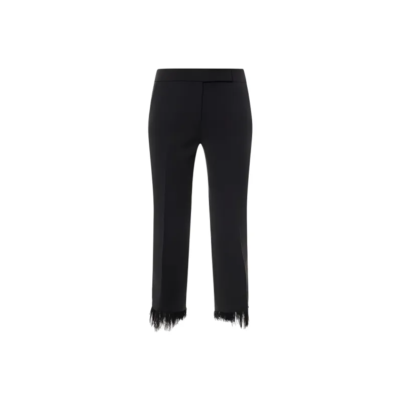 MICHAEL KORS Feather trim Tailored Trousers-0