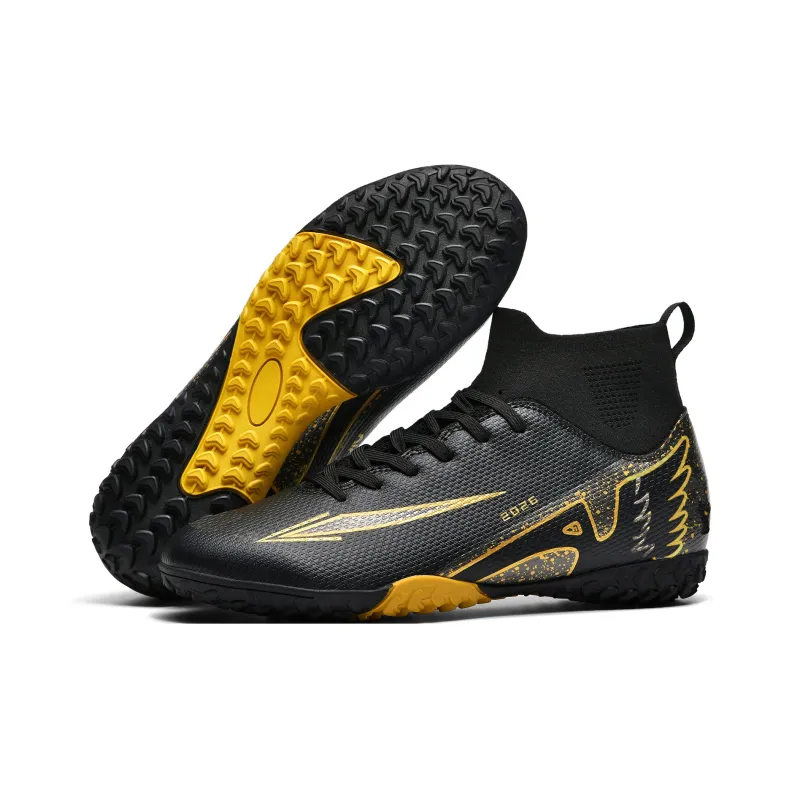 WEJIESS TF Rubber Broken Studs Artificial Ground Anti Slip Wear Resistant Soccer Shoes Unisex-13