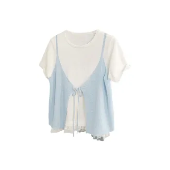 TOUCH Knitwear Women's White & Blue