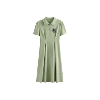She Enjoys Short Sleeved Dress Women's