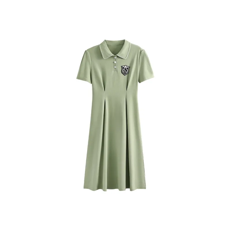 She Enjoys Short Sleeved Dress Women's-0