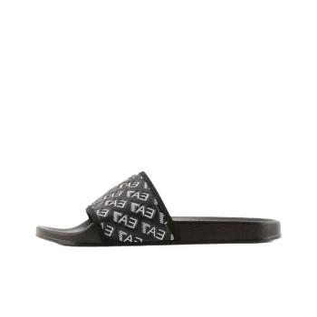 EMPORIO ARMANI EA7 Slide Slippers Unisex Black