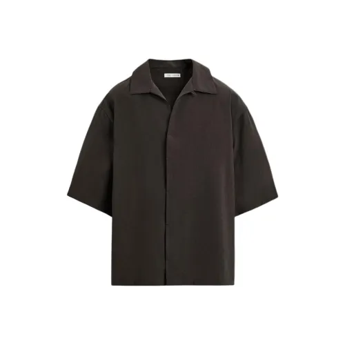 ZARA Shirts Men Chocolate