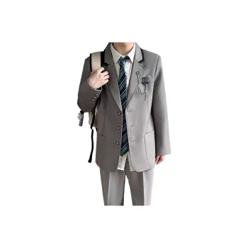 Zomuros Business Suits Unisex Gray
