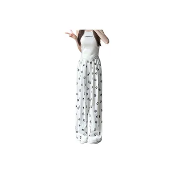 Honey Casual Pants Women's Dog Paw Print