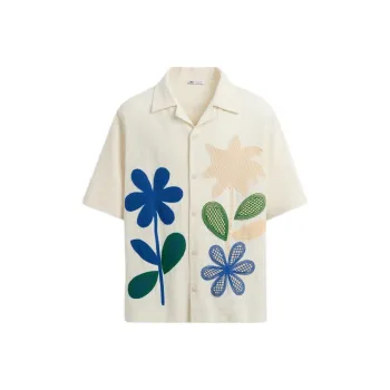 ZARA Shirts Men Frosted White