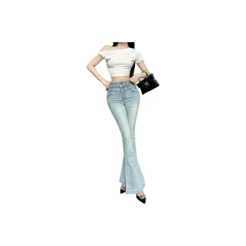 Dior Beauty Jeans Women's Light Blue