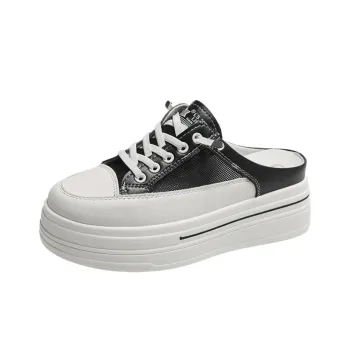 Baibianzhiheren Rubber Sole Closed Toe Slippers Women's