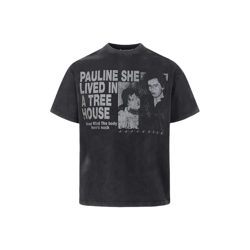 DAND T-Shirts Unisex Washed Black-0