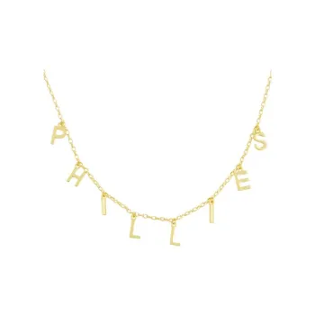 LUV AJ Brass Plated Necklaces Women's Gold