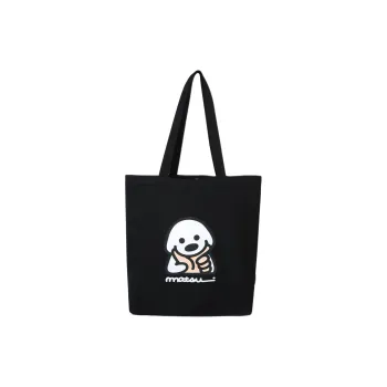 Guuka X Matsui Collaboration Collection Canvas Bag, Shoulder Bag Regular Unisex Black