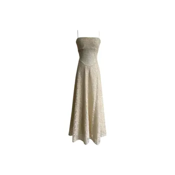 Mu Xiao Xin Slip Dresses Women's Apricot
