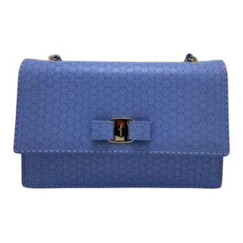 FERRAGAMO Shoulder Strap Shoulder Bag Women's Blue
