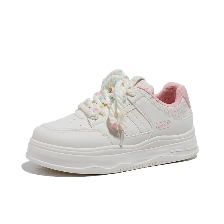 Babaya Anti Slip And Wear Resistant Height Increasing Skateboard Shoes Women's-5