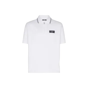BALMAIN SS25 Polo Shirt Men's White