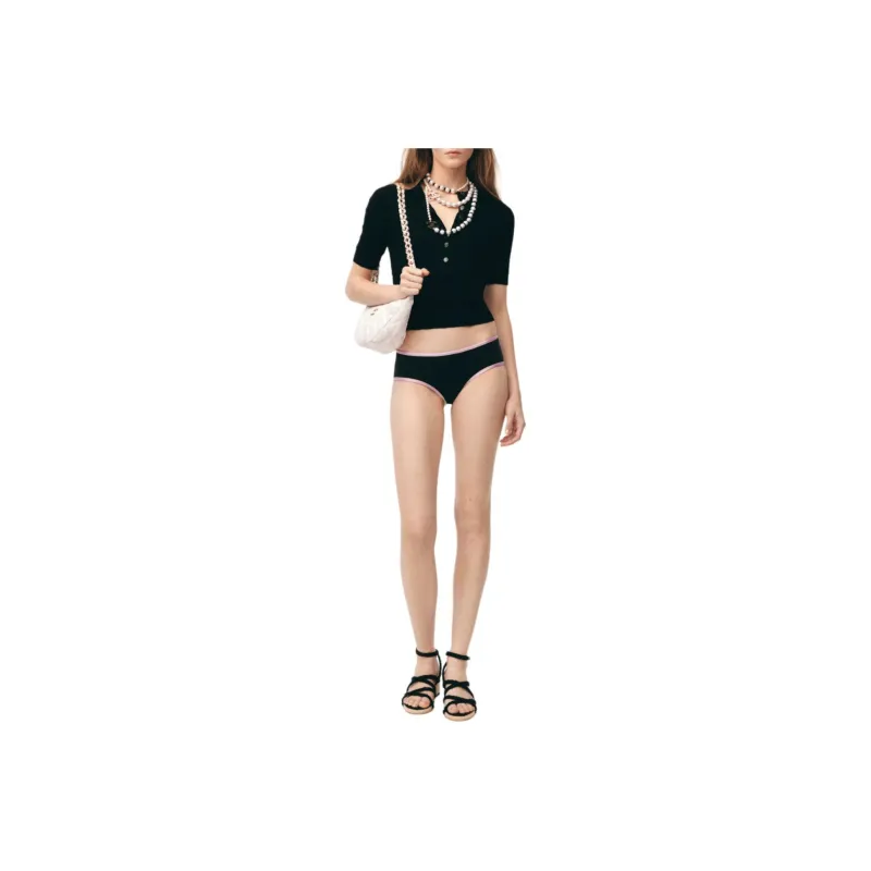 CHANEL 25M Knitwear Women's Black-0