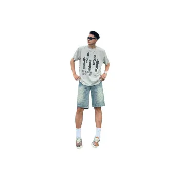 CORNILOT Denim Shorts Unisex Blue
