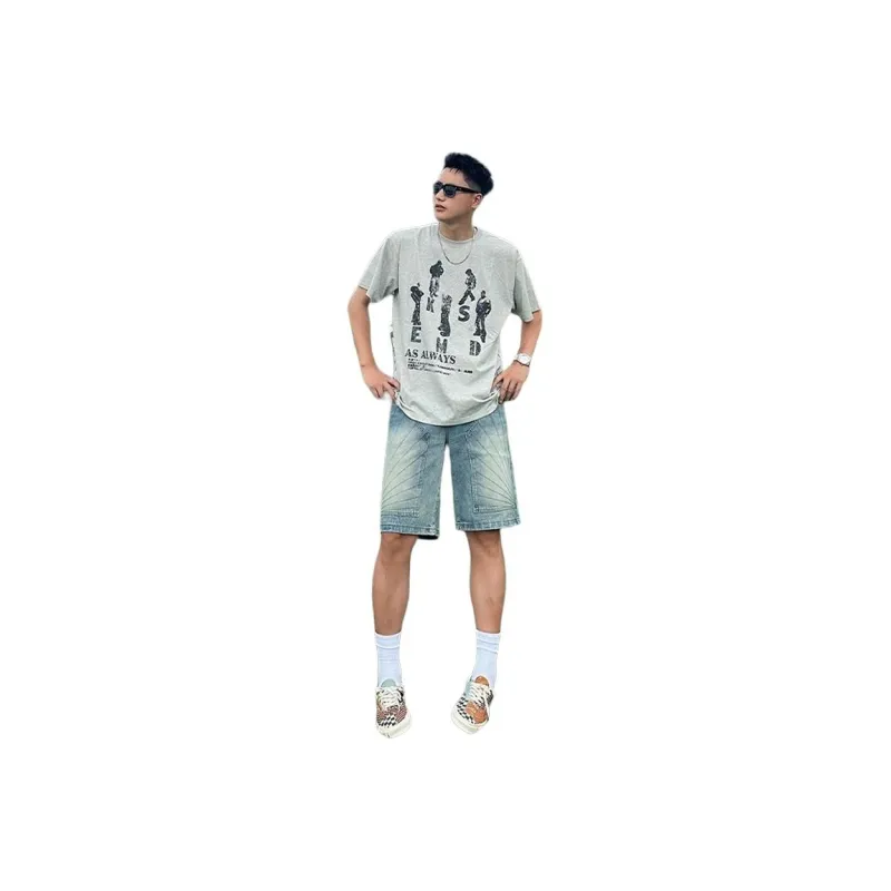 CORNILOT Denim Shorts Unisex Blue-0