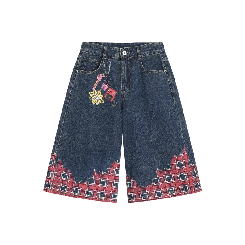 FA2LO Denim Shorts Unisex-3