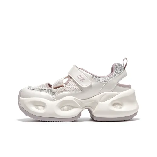 Spider King Slip Resistant Low Top Chunky Sneakers Women's Pink