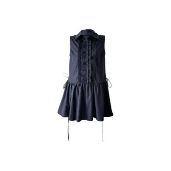 HUINIAN Sleeveless Dresses Women's Navy Blue