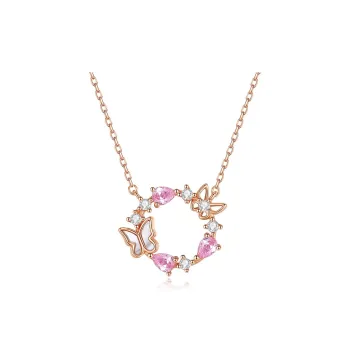 ALI THE FOX S925 Silver Necklaces Women's