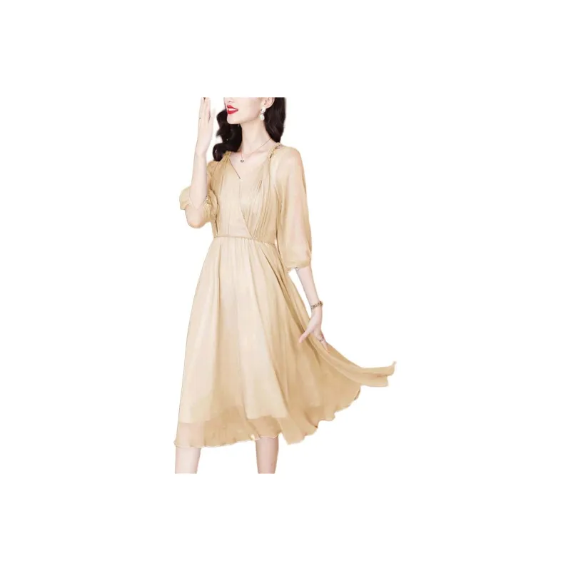 The Temptation Of The Muse Short Sleeved Dress Women's-0
