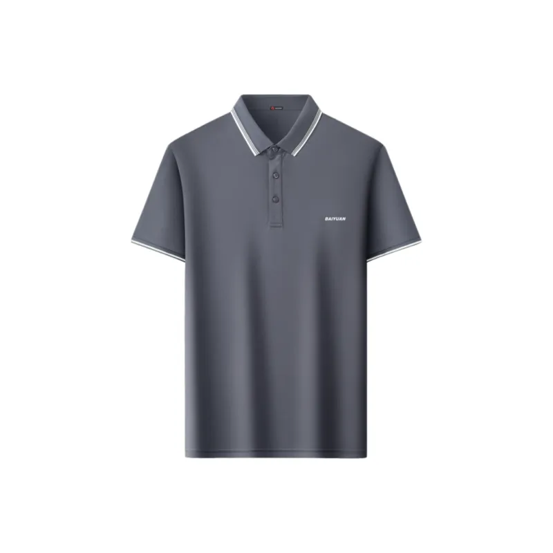 BaiYuan Trousers Polo Shirt Unisex-12