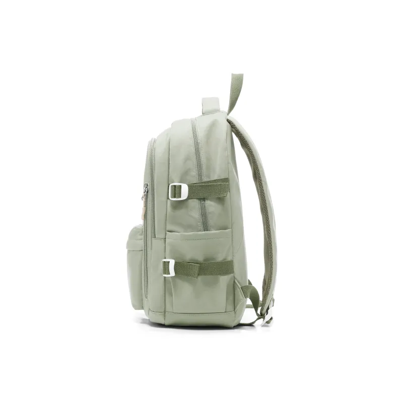 KEYSTREET Fabric Backpack Unisex Burgundy/White & Blue/Green/Blue-15