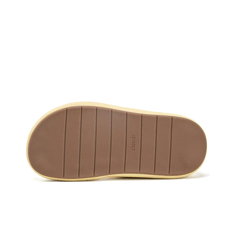 La Chapelle Quick Dry Slip Resistant Slide Slippers Women's Yellow-4