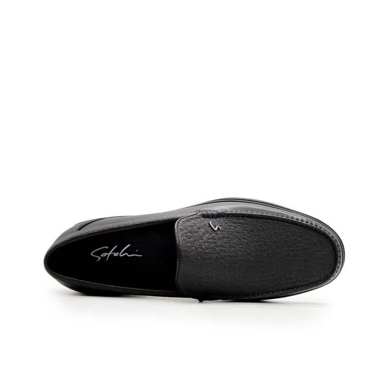 Satchi Business Slip on, Dress Shoes Men's Black-2