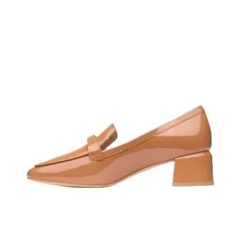 Stuart Weitzman/SW WYLIE Chunky Heel High Heels 4.5cm Women's Brown