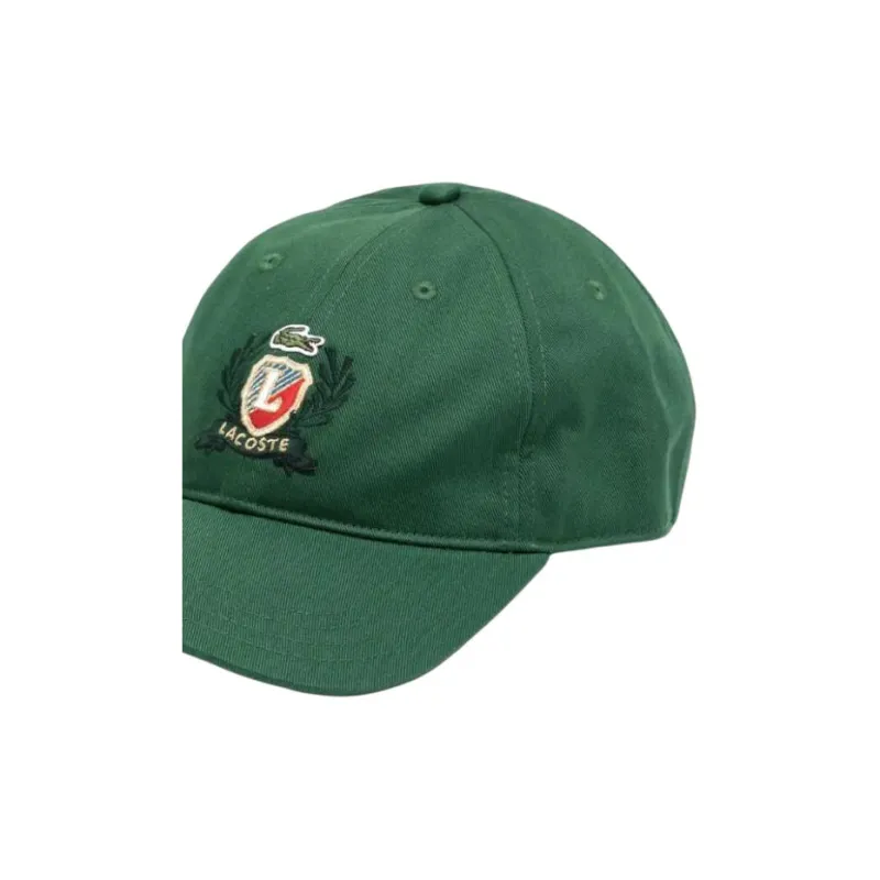 LACOSTE 100% Cotton Baseball Caps Men's Green-2