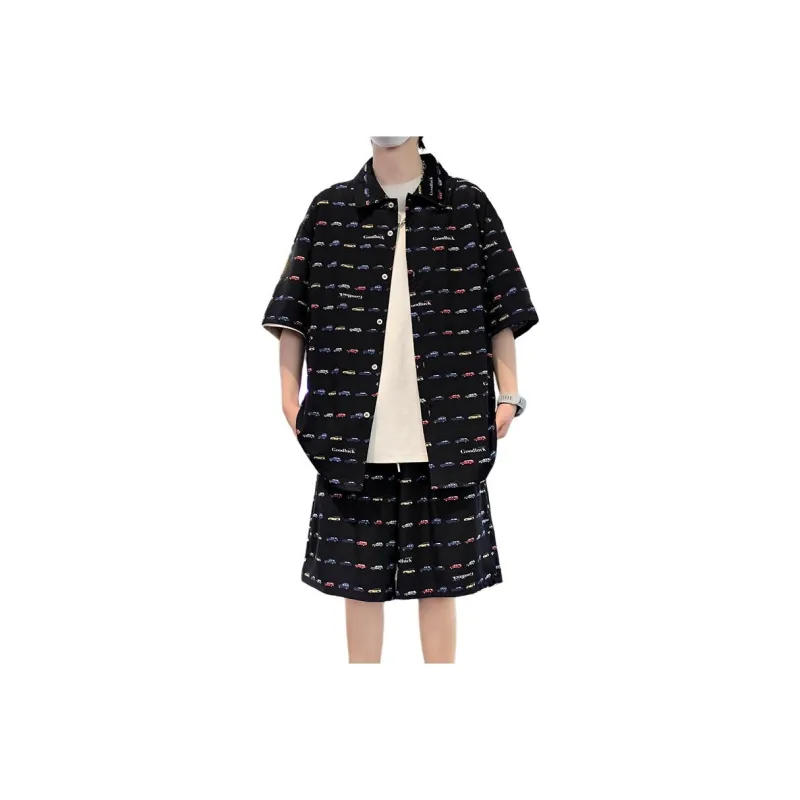Fakeyoung Shirt Matching Set Unisex-0