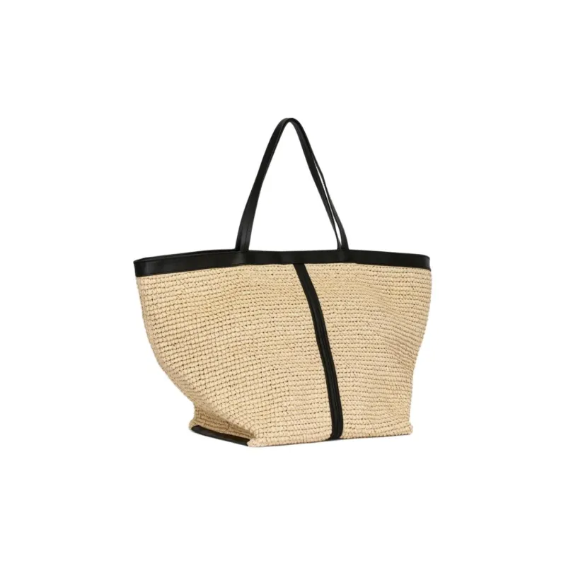 ARKET Paper Handbag, Shoulder Bag Tubas Women's Beige-2