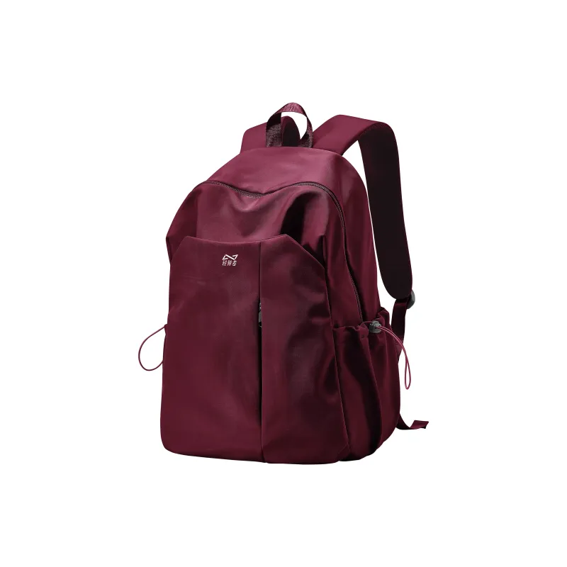 KEYSTREET Fabric Backpack Laptop Backpack Tubas Unisex Black/Ecru/Green/Blue/Burgundy-26