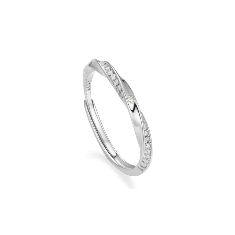 Wylyp Love Heart Spin Niche Romantic Versatile Sweet Adjustable Rings Unisex-1